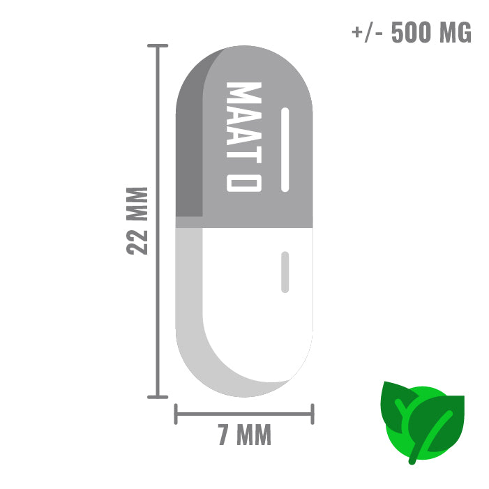 Vegan Capsule maat 0 transparant