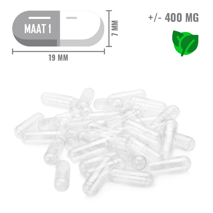 Lege capsule Maat 1 Vegan