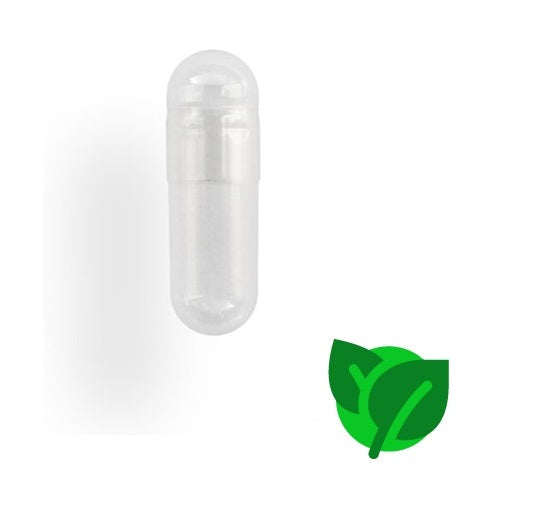Transparante capsule maat 1, vegan geschikt