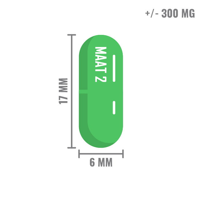 Lege Capsules Groen/Transparant Maat 2