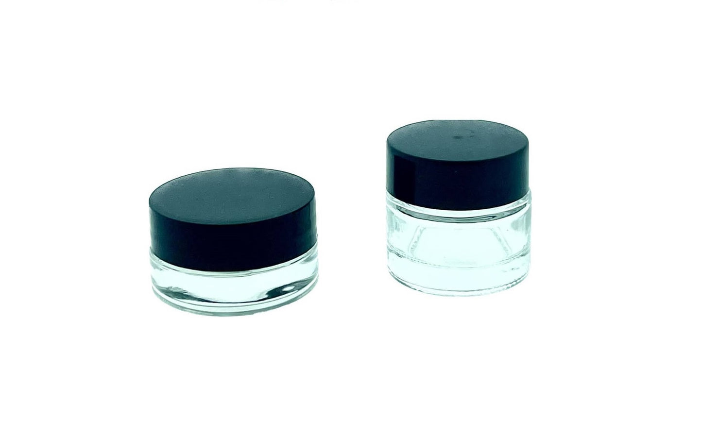 Glazen potjes met schroefdeksel 5 ml /10ml